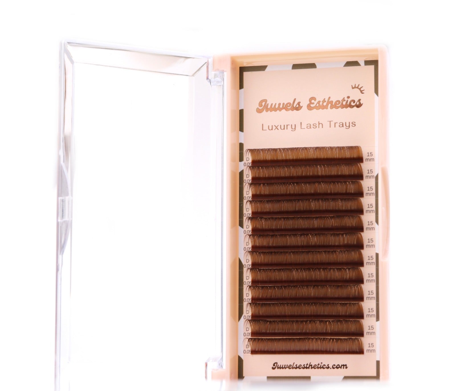 Medium Brown Lash Trays 0.3 (Cafecito)